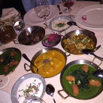Junoon - Assortment of naan, curries, rice and raita - Indian Near Me - New York, New York Junoon - Assortment of naan, curries, rice and raita - Indian Near Me - New York, New York