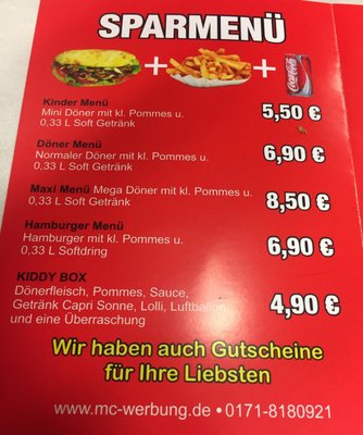 Menu photo 1 Antalya Grill Büren, NW