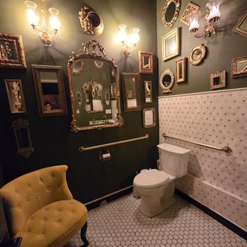 The Blind Finch - Bathroom of mirrors - Speakeasies Near Me - Spring, Texas
