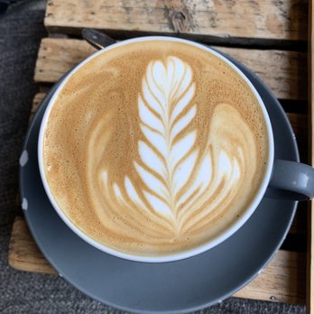 The Milkman - beautiful latte (tasty too!) - Cafes Near Me - Edinburgh, EDH