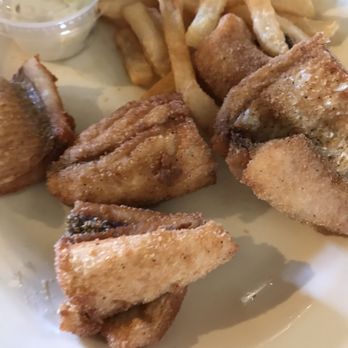 Bear Trap Inn - Whitefish dinner (not exactly what we were expecting for $18.00) - American Near Me - Munising, Michigan