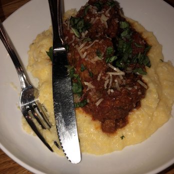 Adamo's - Polenta with meatballs - New American Near Me - Sacramento, California