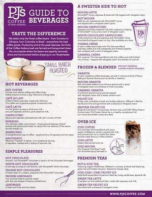 Menu photo 7 PJ's Coffee Pensacola, FL Menu photo 7 PJ's Coffee Pensacola, FL