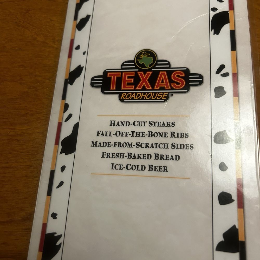 Texas Roadhouse - Front of the menu - American Near Me - Richmond, Texas Texas Roadhouse - Front of the menu - American Near Me - Richmond, Texas