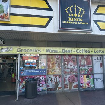 Kings Liquor & Junior Mark - the front of the store - Beer, Wine & Spirits Near Me - Anaheim, California