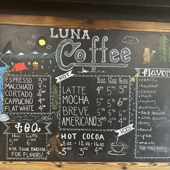 Luna Coffee Bar - Coffee & Tea Near Me - Great Falls, Montana