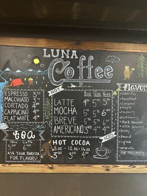 Menu photo 3 Luna Coffee Bar Great Falls, MT