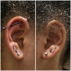 Best of Time - Uneven piercings (the ones with hoops)