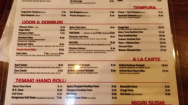 Menu photo 6 Sushi California Vancouver, BC Menu photo 6 Sushi California Vancouver, BC