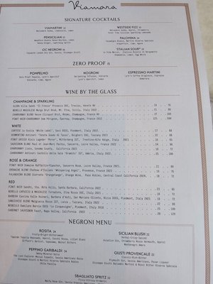 Menu photo 5 Viamara Newport Beach, CA