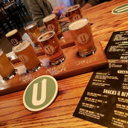 a variety of beers