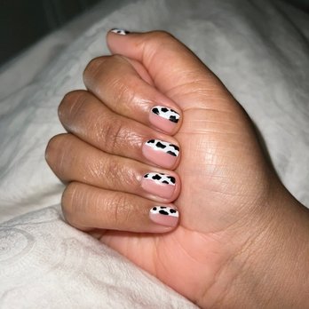 The Best Nails Chicago - Gel overlay squoval nails with design - Nail Technicians Near Me - Chicago, Illinois The Best Nails Chicago - Gel overlay squoval nails with design - Nail Technicians Near Me - Chicago, Illinois