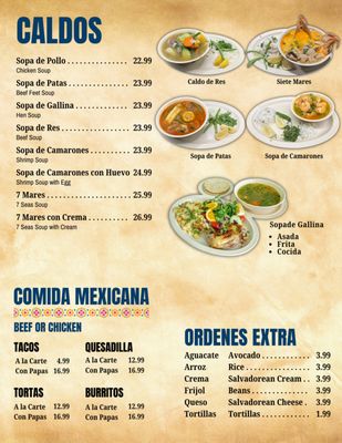 Menu photo 2 Con Sabor Salvadoreno Arleta, CA Menu photo 2 Con Sabor Salvadoreno Arleta, CA