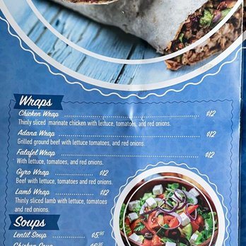 Sara's Mediterrean Grill - Wraps, soup, salad Menu - Mediterranean Near Me - Wappingers Falls, New York