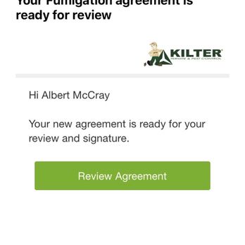 Kilter Termite and Pest Control - Got this 15mins after the inspector showed up. - Pest Control Near Me - Los Angeles, California Kilter Termite and Pest Control - Got this 15mins after the inspector showed up. - Pest Control Near Me - Los Angeles, California