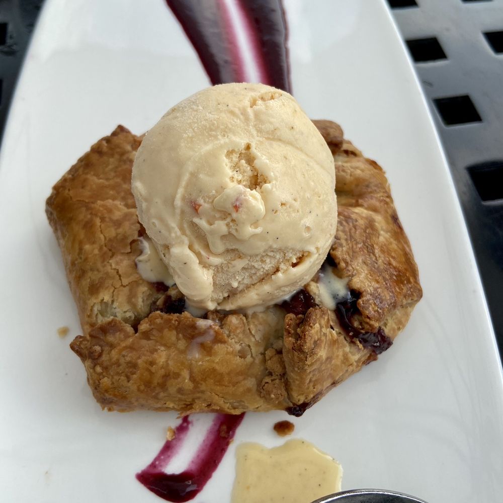 1833 Kitchen and Bar - Triple Berry Galette w/Vanilla Sambal ice cream! : ) - American Near Me - Aurora, New York 1833 Kitchen and Bar - Triple Berry Galette w/Vanilla Sambal ice cream! : ) - American Near Me - Aurora, New York