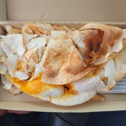 Crushed up casadilo Crushed up casadilo