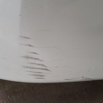 Uptown Automotive - Before Photo 4: Small scratches on the driver's side front bumper of a 2012 Prius. - Auto Repair Near Me - Houston, Texas Uptown Automotive - Before Photo 4: Small scratches on the driver's side front bumper of a 2012 Prius. - Auto Repair Near Me - Houston, Texas