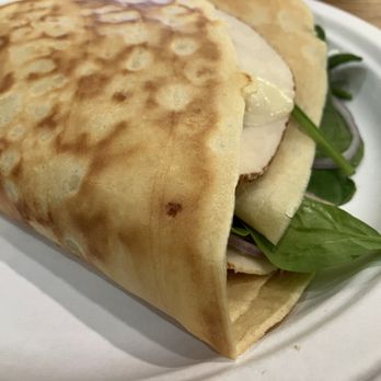 Fraise Cafe - Chicken florentine crepe - Creperies Near Me - Fullerton, California