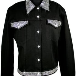 Patchwork Pig Boutique - Christine Alexander Million Dollar E23 jacket with Swarovski crystals.