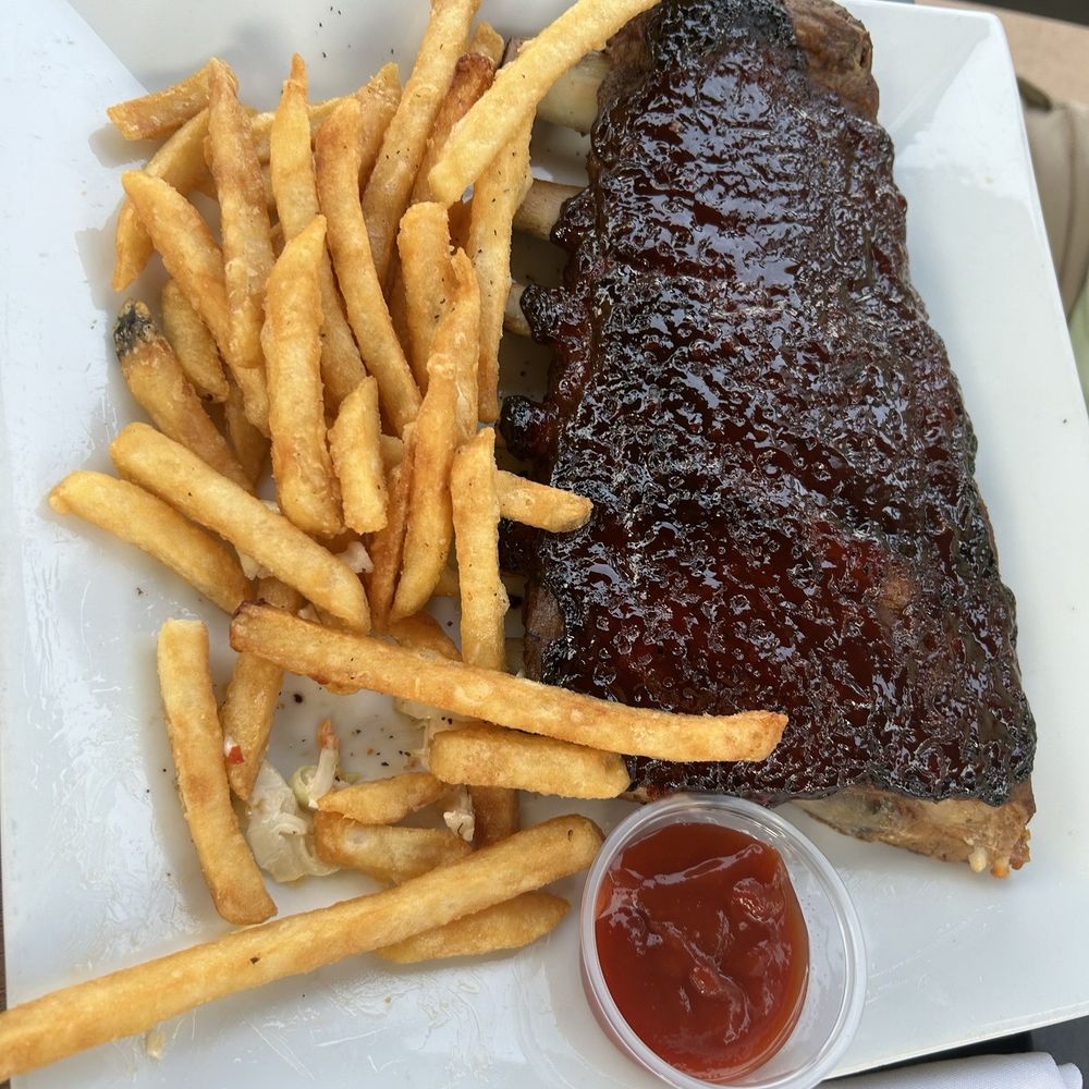 Lakeside Bar & Grill - Half rack ribs with fries - American Near Me - East Hampton, Connecticut Lakeside Bar & Grill - Half rack ribs with fries - American Near Me - East Hampton, Connecticut