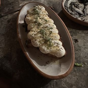 Theodora - Sourdough w whipped ricotta - Mediterranean Near Me - Brooklyn, New York Theodora - Sourdough w whipped ricotta - Mediterranean Near Me - Brooklyn, New York