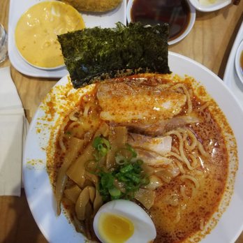GoBistro - 1st time here, my taste buds had an explosive experience. Loved every minute of it. This is the spicy curry ramen, Sooooooooooo good. - Sushi Bars Near Me - Hollywood, Florida