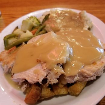 Gramma's Kitchen & Checkered Flag - Turkey dinner w/mashed potatoes. - Breakfast & Brunch Near Me - Walcott, Iowa Gramma's Kitchen & Checkered Flag - Turkey dinner w/mashed potatoes. - Breakfast & Brunch Near Me - Walcott, Iowa