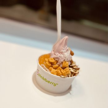 Pinkberry - a bowl of ice cream with a spoon sticking out of it - Ice Cream & Frozen Yogurt Near Me - Plano, Texas Pinkberry - a bowl of ice cream with a spoon sticking out of it - Ice Cream & Frozen Yogurt Near Me - Plano, Texas