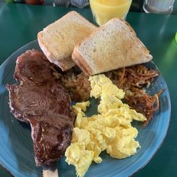 Steak and eggs Steak and eggs