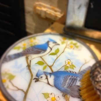 Green Mansions - two blue birds on a plate - Gift Shops Near Me - Leesburg, Virginia