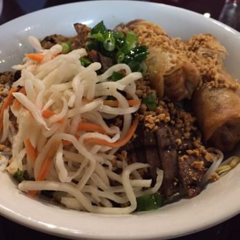 Mr Pho - #14 Combo noodle (bun) bowl. I added an order of egg rolls on top. - Vietnamese Near Me - Albuquerque, New Mexico Mr Pho - #14 Combo noodle (bun) bowl. I added an order of egg rolls on top. - Vietnamese Near Me - Albuquerque, New Mexico
