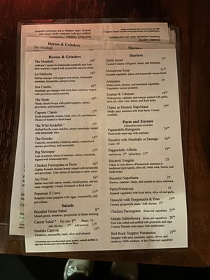 Menu photo 7 Bucatini Edmonds, WA