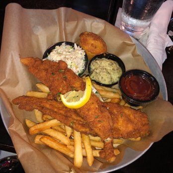 Sweet Potatoes - Fried fish & fries with cole slaw on the side - Southern Near Me - Winston-Salem, North Carolina Sweet Potatoes - Fried fish & fries with cole slaw on the side - Southern Near Me - Winston-Salem, North Carolina