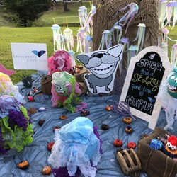 Betty Virginia Park - 10/23/18. Tuesday evening. 26th Annual Pumpkin Shine on Line.