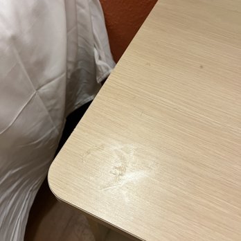 Motel 6 Beaverton - Drink ring not cleaned from previous person - Hotels Near Me - Beaverton, Oregon