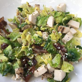 Caroline - Brussel Sprouts salad with chicken - Bakeries Near Me - Austin, Texas