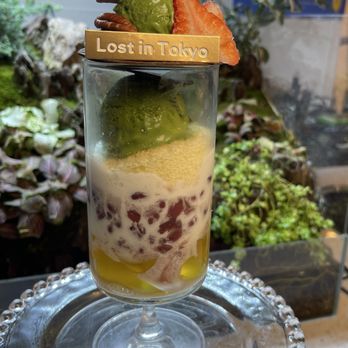 Lost in Tokyo - Matcha Mistry Parfait - Cafes Near Me - Toronto, Ontario