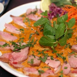 Duck Breast with Curry Noodle