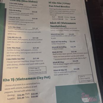 Sao Mai - Menu - Vietnamese Near Me - New York, New York