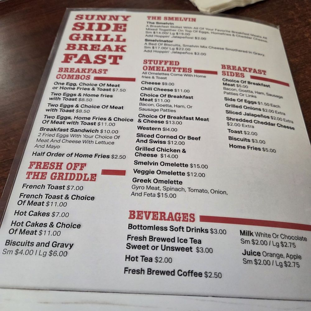 Sunnyside Grill - Menu - American Near Me - Cleves, Ohio Sunnyside Grill - Menu - American Near Me - Cleves, Ohio