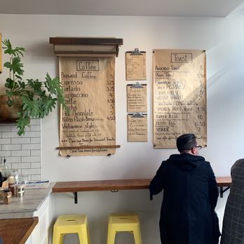 Scullery - Seating area and menu - Coffee & Tea Near Me - San Francisco, California