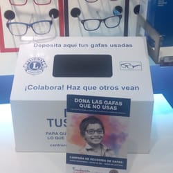 Dona tus gafas sin uso. Alguien podrá aprovecharlas