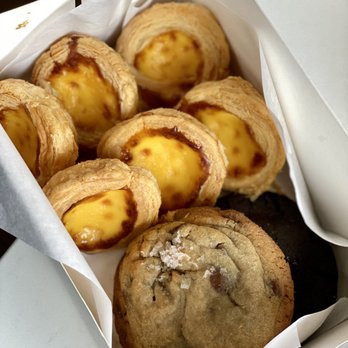 Paderia Bakehouse - Portuguese egg tarts and sea salt chocolate chip cookie and peanut butter cookie!! - Bakeries Near Me - Irvine, California Paderia Bakehouse - Portuguese egg tarts and sea salt chocolate chip cookie and peanut butter cookie!! - Bakeries Near Me - Irvine, California