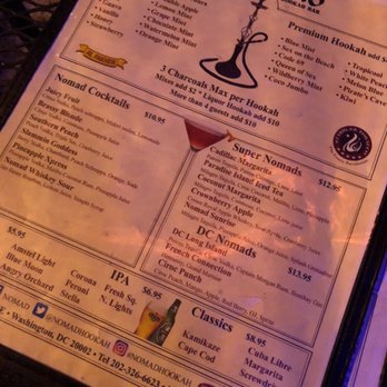 Nomad - Hookah Bars Near Me - Washington, DC, District of Columbia Nomad - Hookah Bars Near Me - Washington, DC, District of Columbia