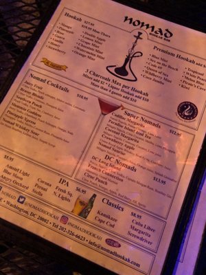 Menu photo 8 Nomad Washington, DC, DC