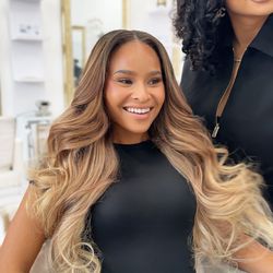 Extended Beauty Bar - Weave with leave out + our Russian Balayage/Ombre bundles