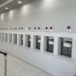 Exotic Frozen Yogurt - Wall of flavors. You get it yourself.