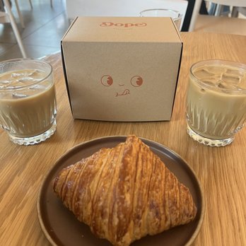 Nemesis Coffee - Croissant & iced coffee (Isn't that box the cutest!) - Coffee & Tea Near Me - Vancouver, British Columbia Nemesis Coffee - Croissant & iced coffee (Isn't that box the cutest!) - Coffee & Tea Near Me - Vancouver, British Columbia