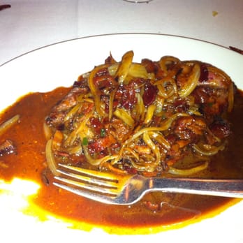 RL Restaurant - Liver, Onions and Bacon in a coffee reduction sauce. - New American Near Me - Chicago, Illinois RL Restaurant - Liver, Onions and Bacon in a coffee reduction sauce. - New American Near Me - Chicago, Illinois
